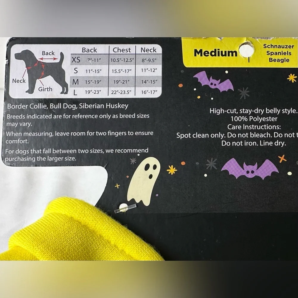 🐝🎃SO CUTE! Bumble Bee medium size dog costume.🎃🐝